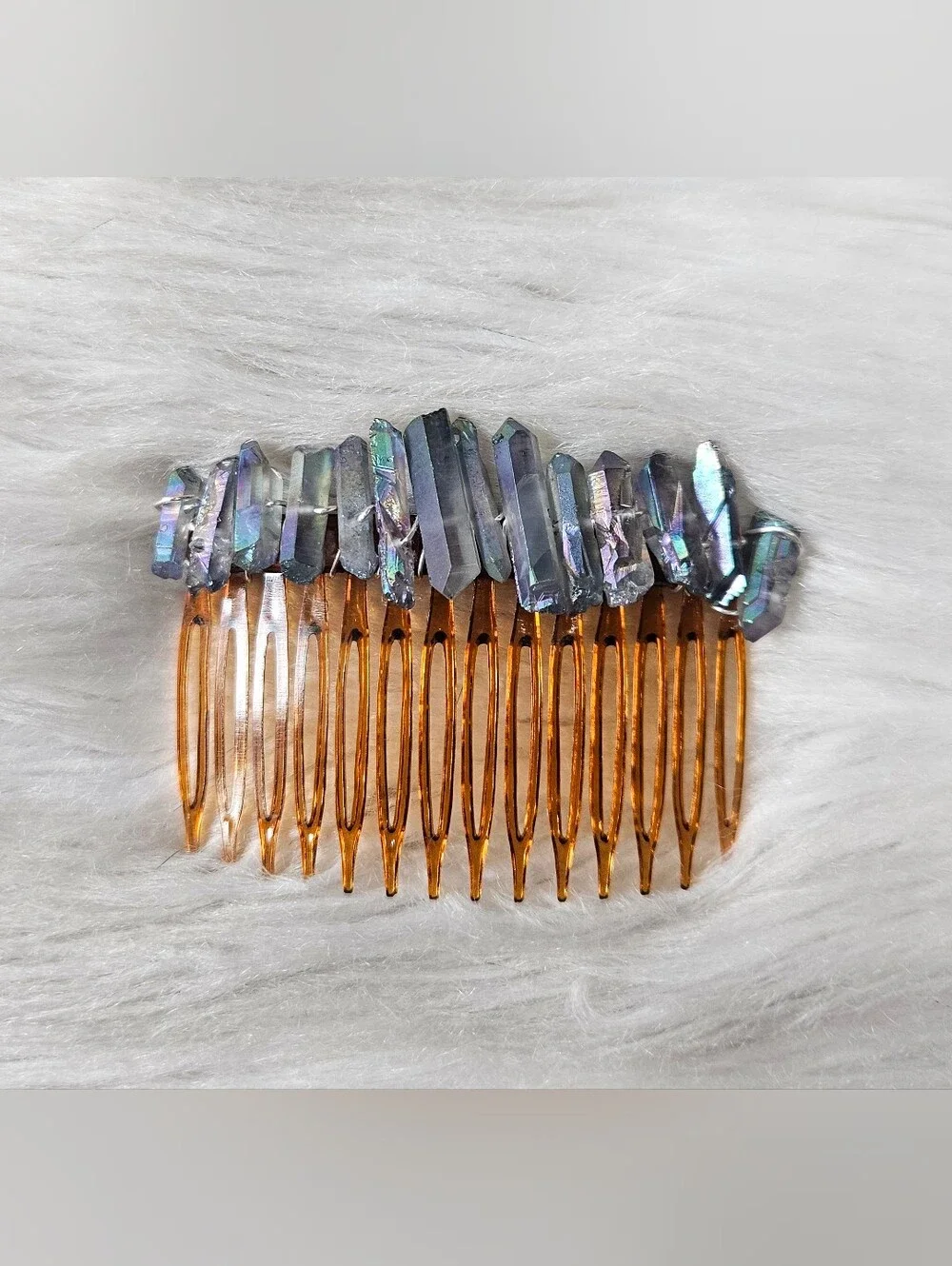 Gemstone Hair Comb
